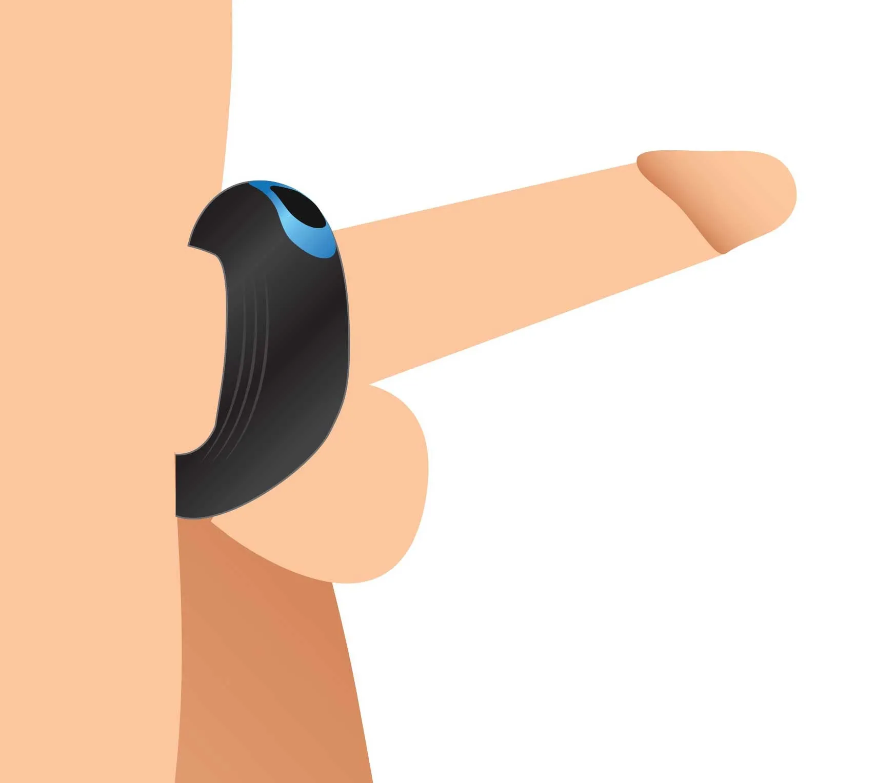 Viper Prong Vibrating Silicone Cock Ring