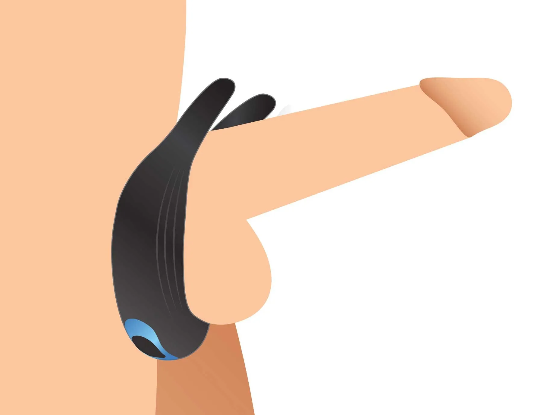Viper Prong Vibrating Silicone Cock Ring