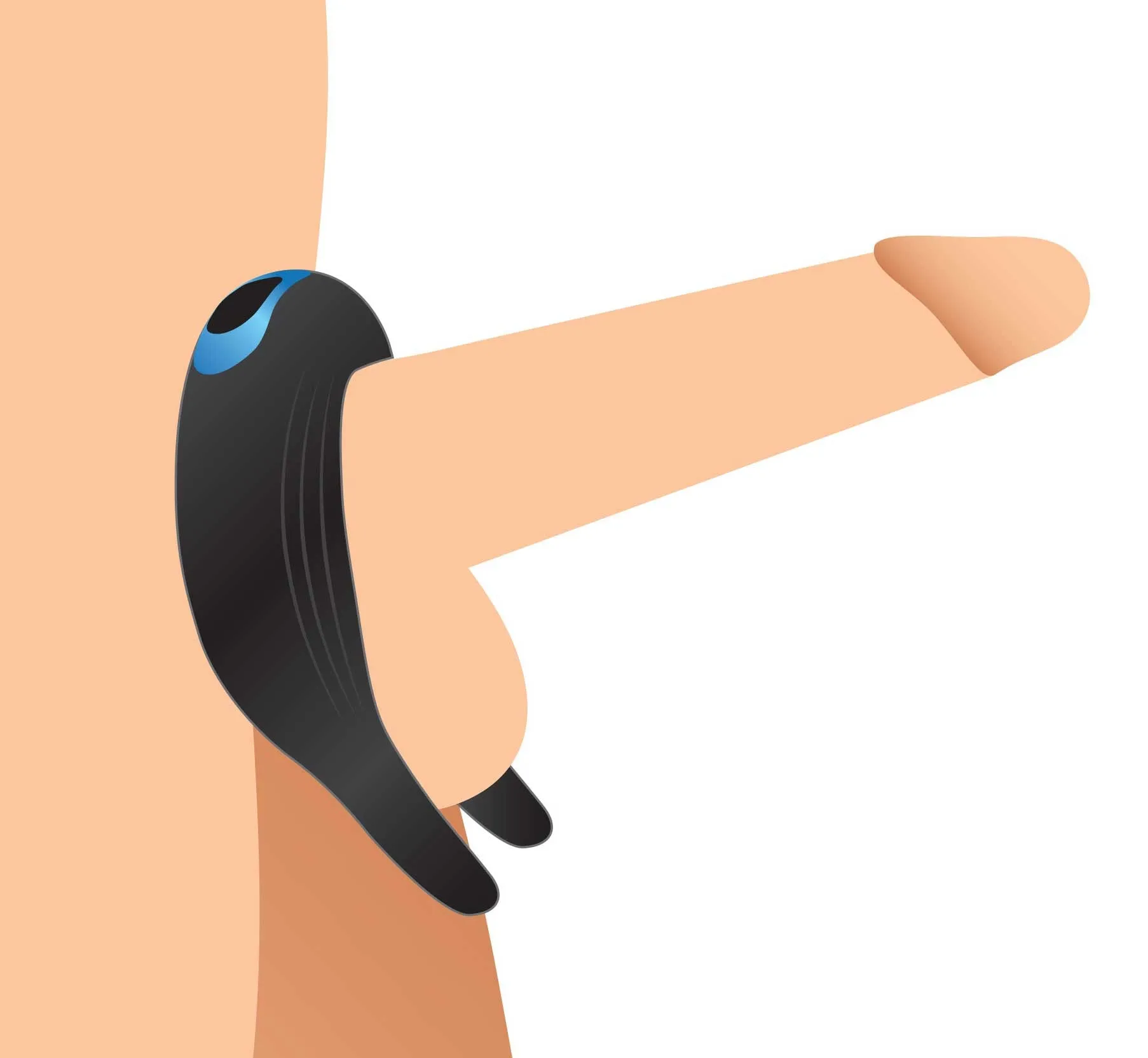 Viper Prong Vibrating Silicone Cock Ring
