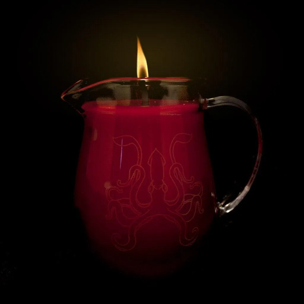 Wax Play Candle Pitcher. Red