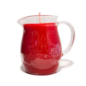Wax Play Candle Pitcher. Red