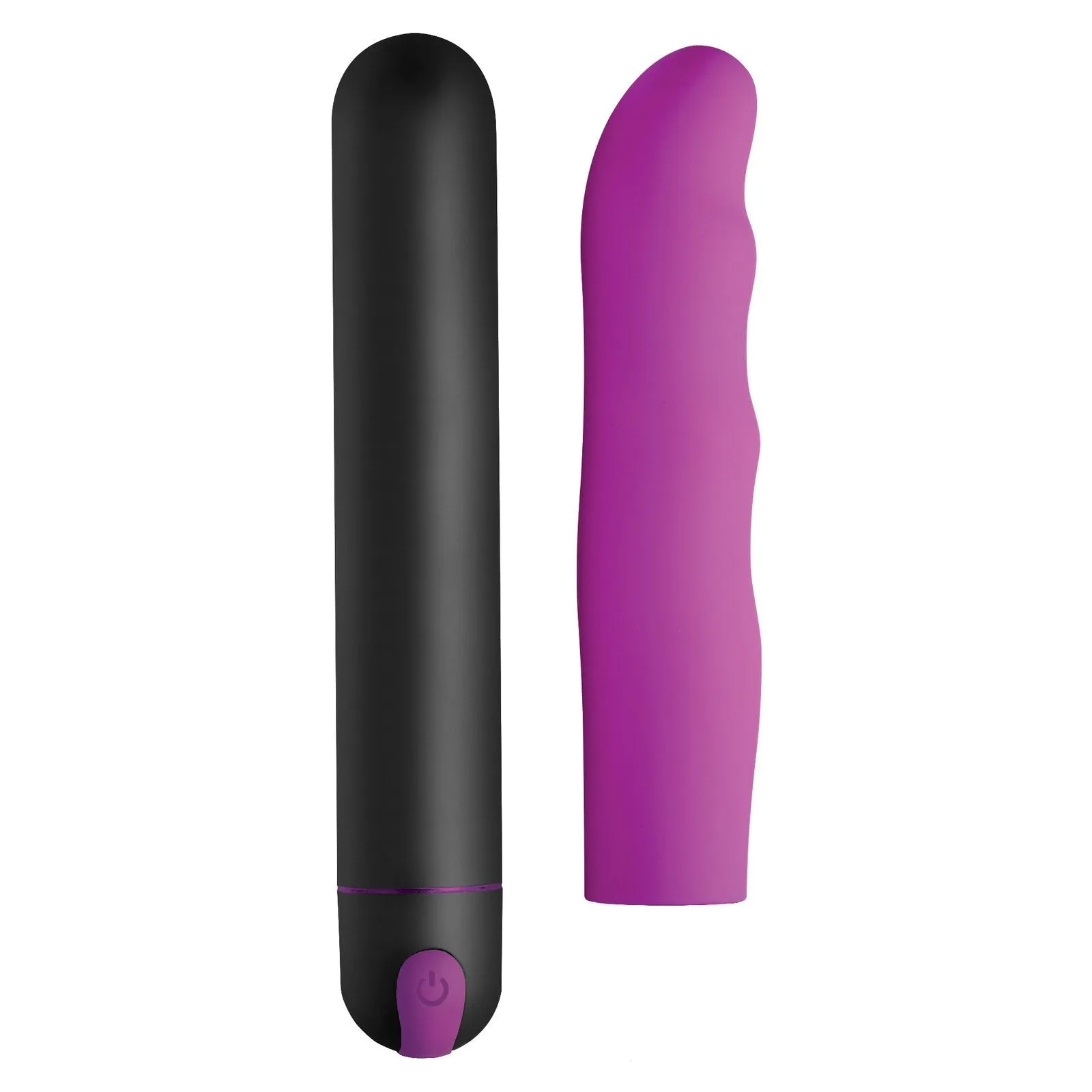Xl Silicone Bullet And Wavy Sleeve