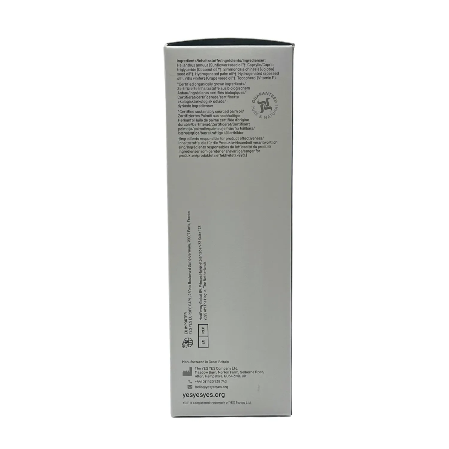 YES COCO Plant-Oil Personal Lubricant